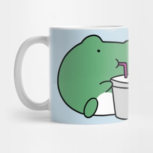 Frog with a Drink Mug